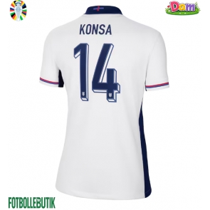 England Ezri Konsa #14 Hemmatröja Kvinnor EM 2024 Kortärmad